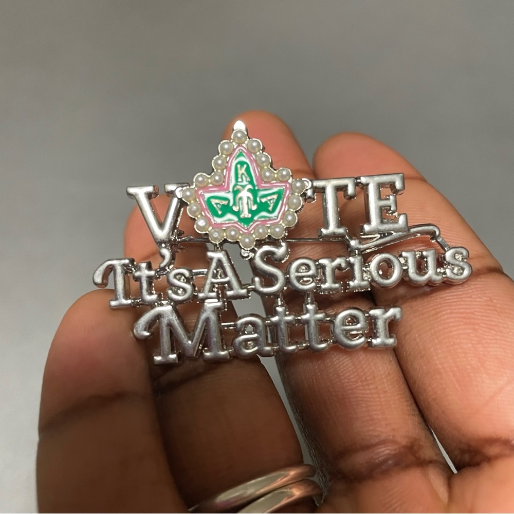 AKA Vote Brooch !!